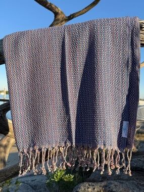 The Ahi Rag — Blue Salt Rag™ Sand-Resistant Turkish Beach Towel